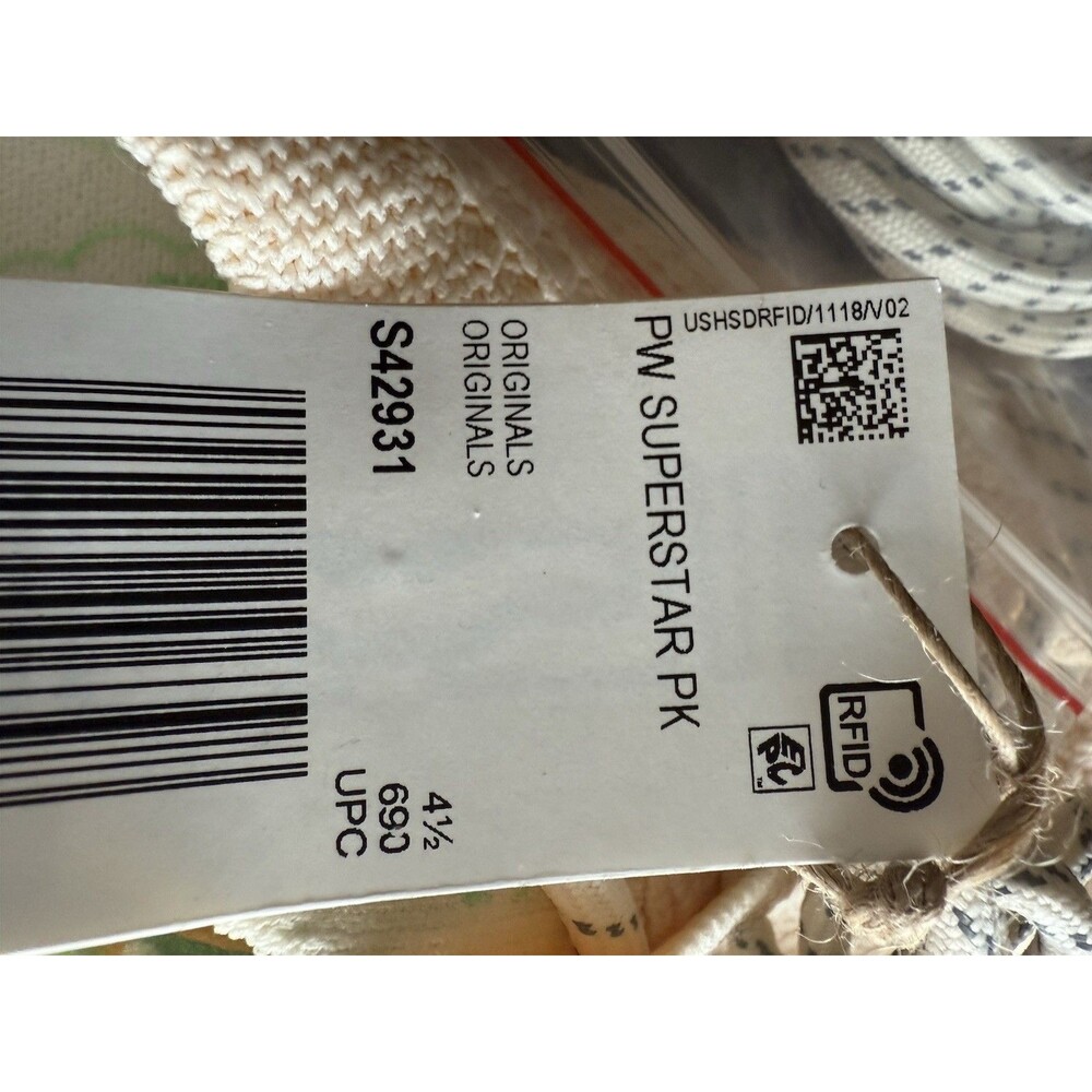 Adidas X S42931 Mens Pharrell Superstar Human Race Primeknit Beige Shoes 5 RARE - Picture 8 of 15